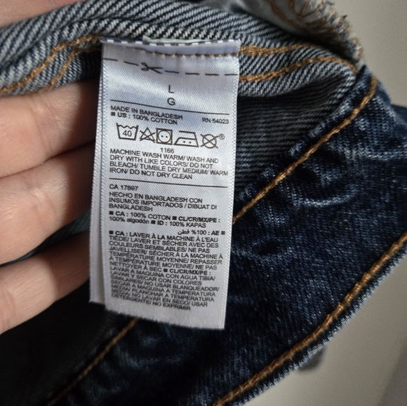 OLD NAVY Short Blue Jean Jacket - Picture 7 of 8
